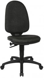 Standardní otočná židle – Topstar bez područek, opěradlo 550 mm