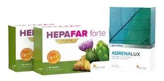2x Hepafar Forte Premium + AdrenaLux