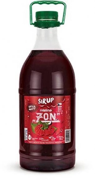 ZON SIRUP MALINA 3 kg Extra hustý - Zon | JASO - CASH and CARRY, s.r.o.