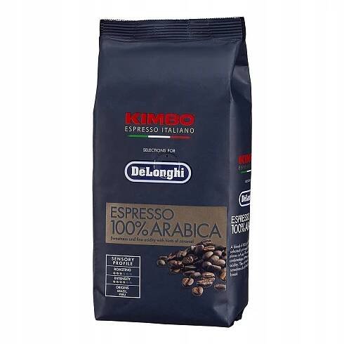 Zrnková káva Arabica Kimbo DeLonghi Esspresso 250 g