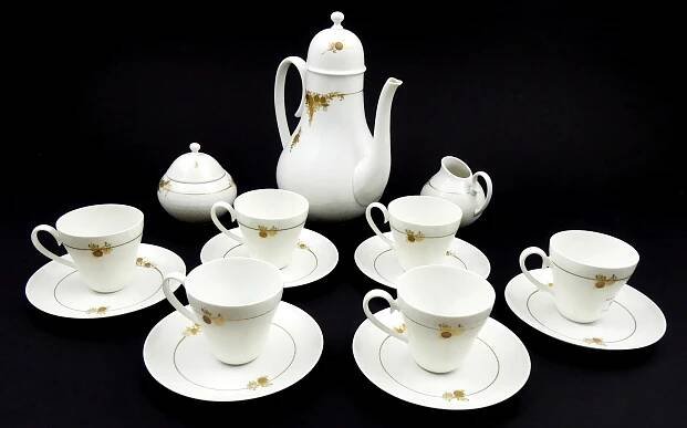 Starožitné zboží: Rosenthal, Romanze – Luxusní kávový servis - Antik Praha