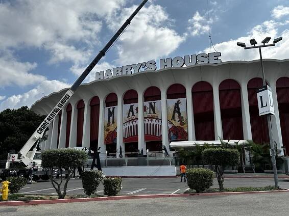 Building Signage for Harry’s House at Kia Forum In Inglewood, CA