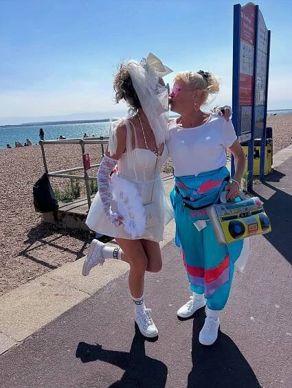 Lorraine Stanley at a hen do.