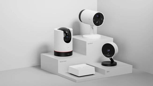TPLink tapo square camera set, designed by Whipsaw