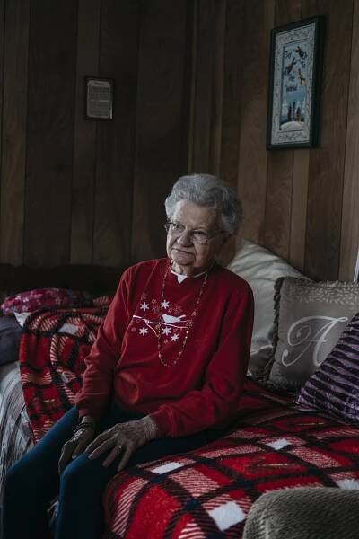  Mary Allen, 95, sits for a portrait on Tuesday, June 18, 2019 at King's Daughters Home in Mexico, Mo. 