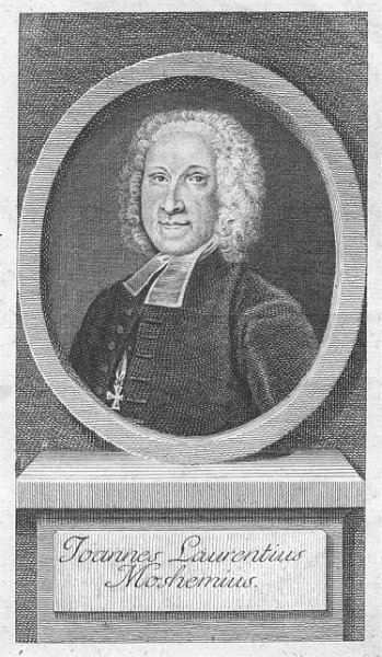 Moschemius Joannes laurentius, mědiryt,(1790)