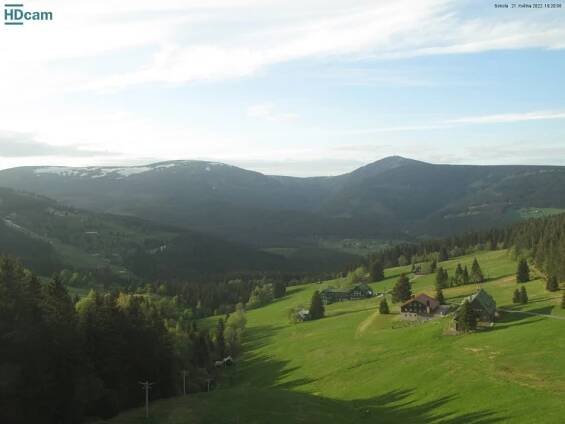 Webkamera v Peci pod Sněžkou 21. 5. 2022
