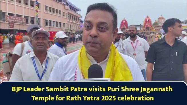 BJP Leader Sambit Patra visits Puri Shree Jagannath Temple for Rath Yatra 2025 celebration - video Dailymotion