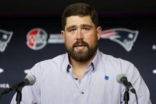 David Andrews signed with the Patriots as an undrafted free agent in 2015.