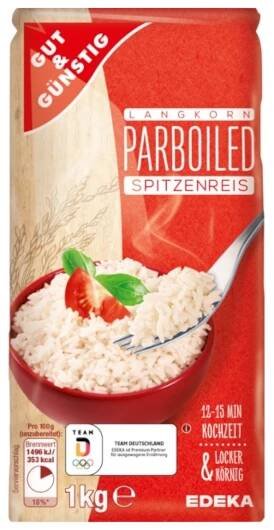 GG Dlouhozrnná rýže Parboiled 1000g