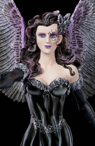 Large Dark Angel Figurine - Maeven