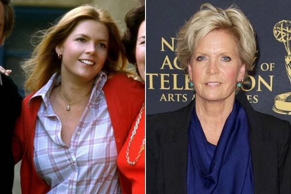 L-R: Meredith Baxter in the ABC drama "Family (which ran from 1976 to 1980) and in 2015