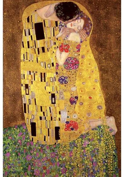 Plakát Gustav Klimt - Polibek