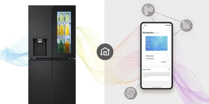 Americká lednice LG GSXE90EVAD