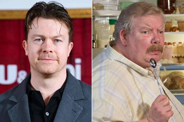 Daniel Rigby attends the "I, Jack Wright" UK screening at The May Fair Hotel on April 08, 2025; Richard Griffiths as Vernon Dursley