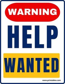 Help Wanted Sign PDF