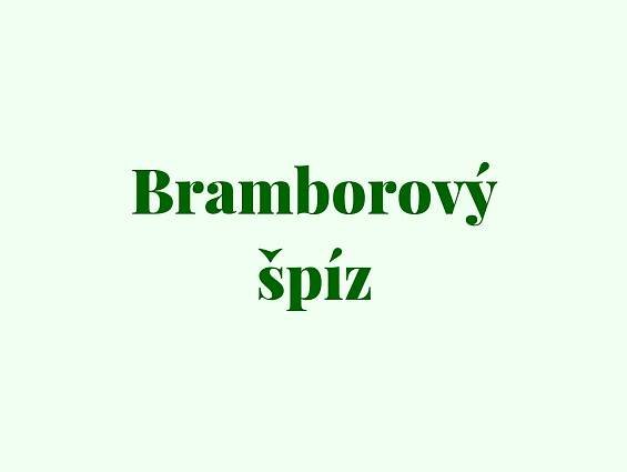 Bramborový špíz