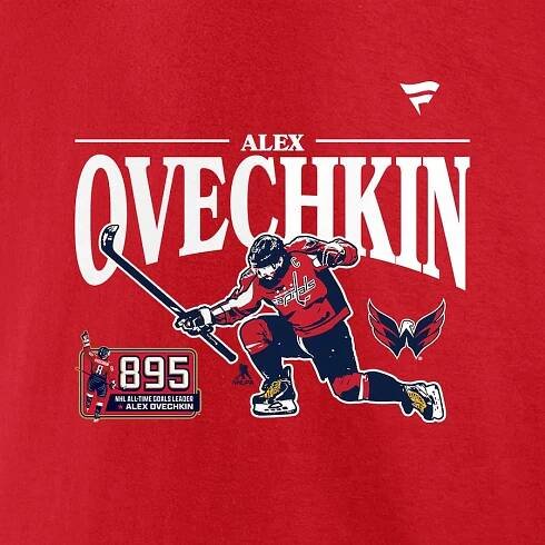 Washington Capitals pánské tričko Alex Ovechkin #8 The GR8 Chase Celebration red - FAN-store.cz