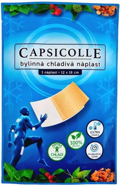 Capsicolle Byllinná chladivá náplast 12 x 18 cm