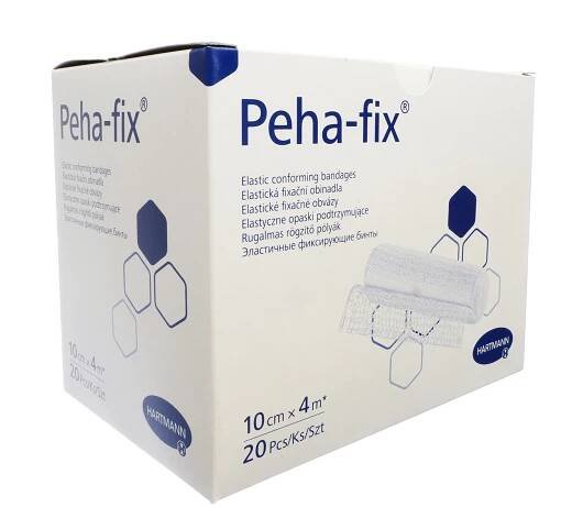 Peha-fix, superelastické krepové obinadlo - 10cmx4m, balení po 20 ks