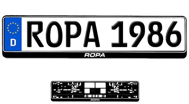 Podložka pod SPZ
