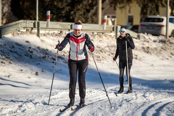 Běžkaři obsadili Velké Karlovice. Sněhová nadílka vytvořila skvělé podmínky