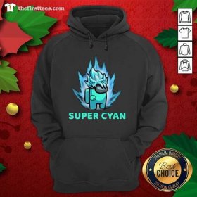 Imposter Among Us Super Cyan Hoodie - Design by Thefirsttees.com