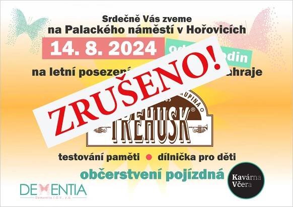 Obec Zaječov | Zrušení akce 14. 8. 2024 na Palackém náměstí Hořovice