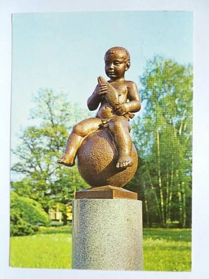 FRANTIŠKOVY LÁZNĚ - socha Františka 1976
