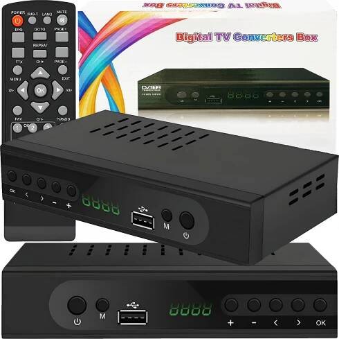 Přijímač DVB-T2 HDMI HD Digitální přehrávač médií USB TV TV HEVC H.265 PVR Ready IPTV
