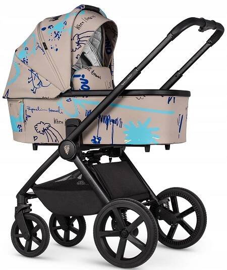 KOČÁREK VENICCI UPLINE 2 ADAPTÉRY CYBEX ATON S2 3v1 Draft Beige Sada 3v1