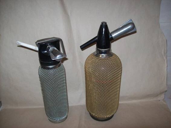 RETRO SIFONOVÁ A ŠLEHAČKOVÁ LÁHEV - Starožitnosti a umění