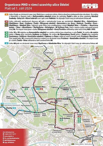 Celková rekonstrukce Údolní začne v září. Na co se připravit? | Kopeme za Brno