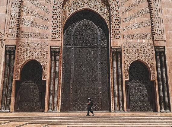 Riding around in Marrakech