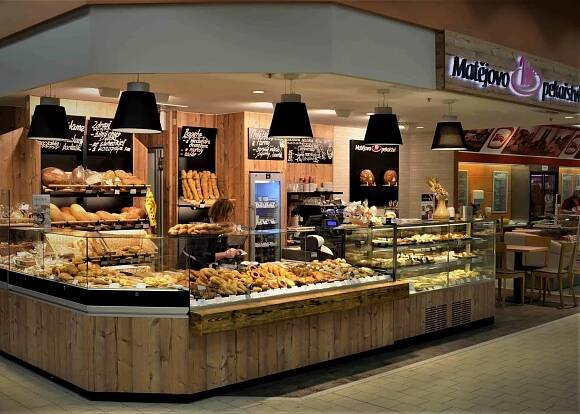 Reference návrhů a realizací interiérů prodejen od Omega Bakery