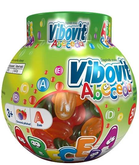 Vibovit ABECEDA želé bonbony 50 ks