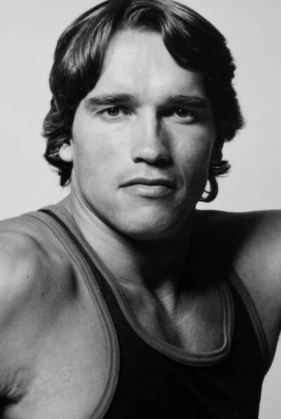 Arnold Schwarzenegger in one of his first films