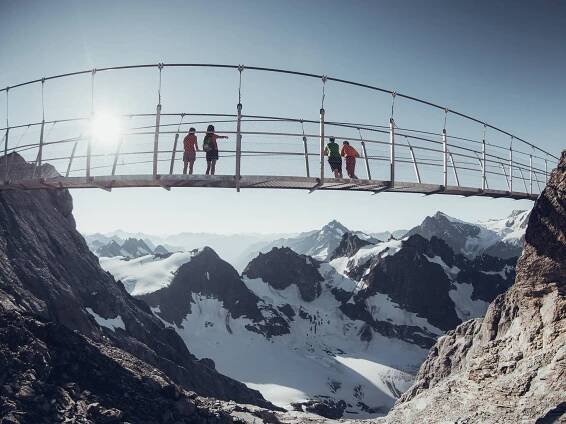 Navigate Europe’s highest suspension bridge