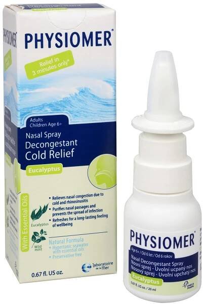 Omega Pharma Physiomer Eucalyptus nosní sprej 20 ml