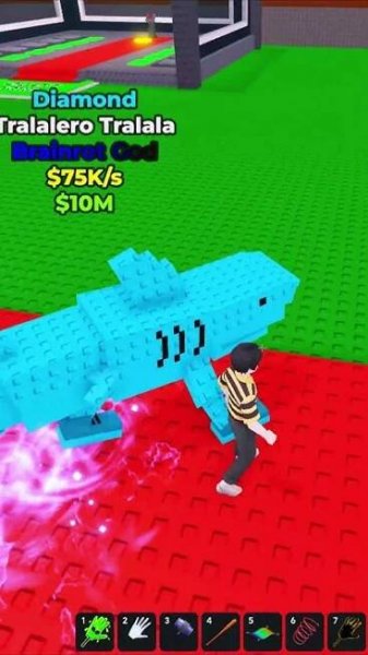 1 hours of max luck #stealabrainrot #roblox #usa
