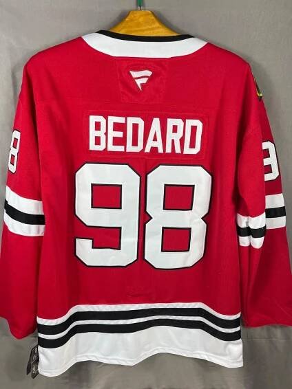 Hokejový dres Chicago Blackhawks 98 Connor Bedard - Vybavení na hokej