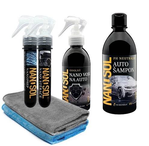 Sada na auto NANOkosmetiky pro EXTERIÉR 5v1