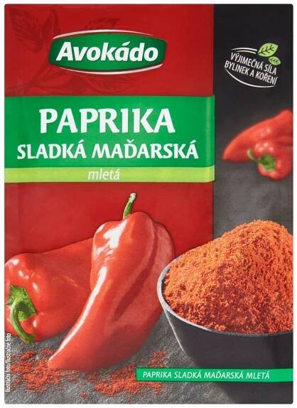 Avokádo Paprika sladká maďarská mletá