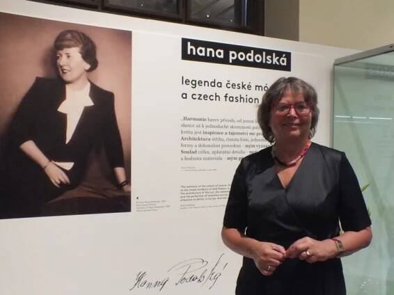 Vernisáž výstavy Hana Podolská, legenda české módy - Martin Fryč