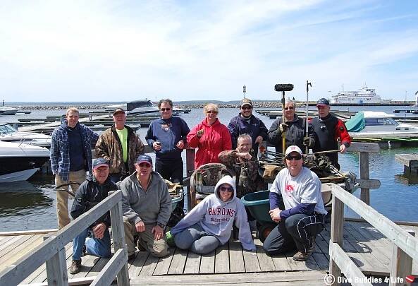 The North Bay Scuba Club Dive Clean Up