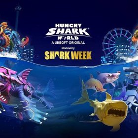 Hungry Shark World Celebrates Shark Week and Upcoming Film Meg 2
