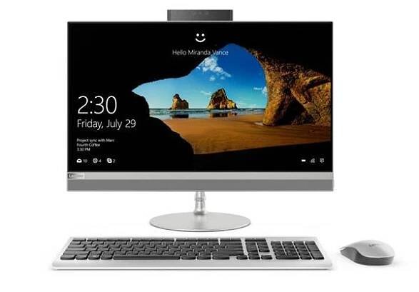 Počítač All In One Lenovo IdeaCentre AIO 520-22IKU (F0D5009UCK) stříbrný