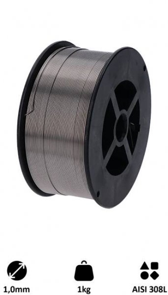 Svařovací drát /AISI 308L/0.8 mm, 1 kg, MIG-MAG nerez