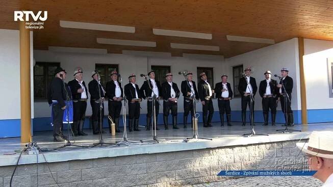 Na předhodovém zpívání, oslavil Šardický mužský sbor 20 let od svého vzniku | RTVJ - Regionální televize Jih