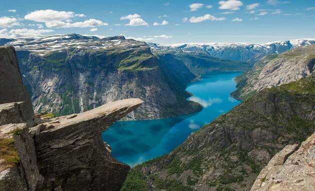 Trolltunga, Norsko